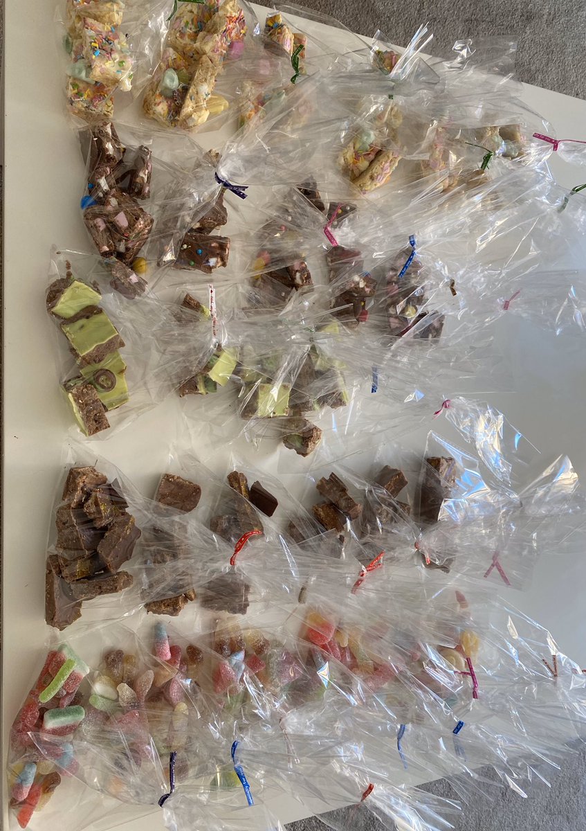 VineChurchD's tweet photo. A massive thank you to Claire Brough from Cheat Day Treats for making these for the FREE MEALS tomorrow. 

Tomorrow is our biggest day with 99 meals going out.

Great news is we have funding for the next 7 days and they are 87% booked already ❤️

https://t.co/hFL70NKAbD https://t.co/vmXtgrcJpf