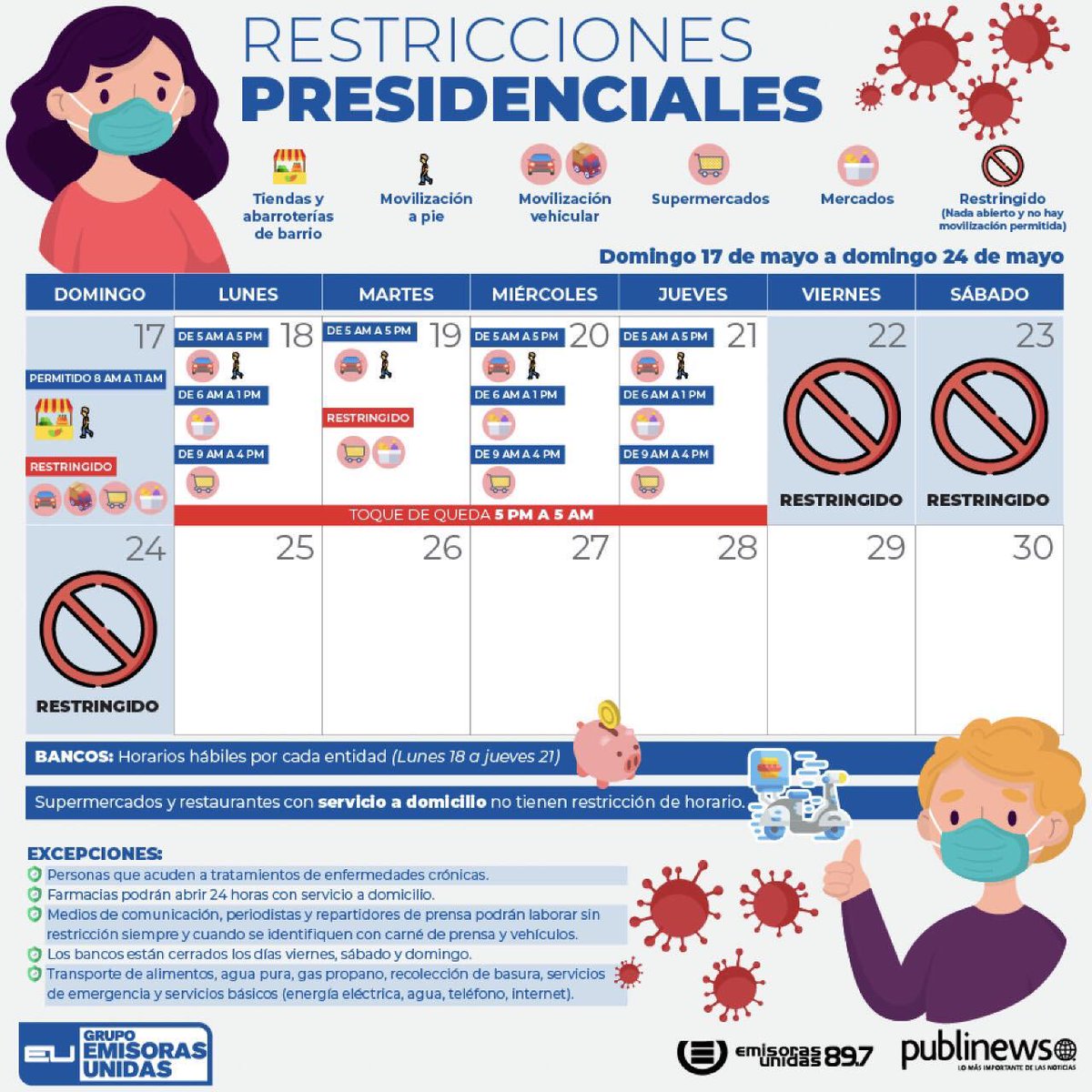Para los que aún no tienen claras las restricciones precidenciales acá se las compartimos! (GDL)