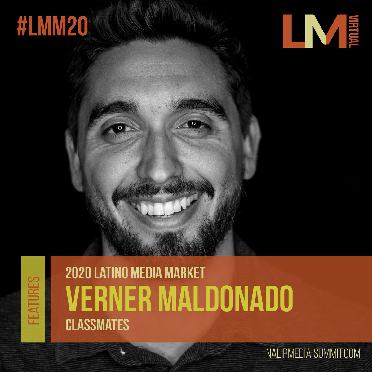 vernermaldonado's tweet photo. I’m excited to announce that I will be pitching my project, Classmates, in @NALIP_org’s Virtual Media Summit this year. As a selected 2020 Latino Media Market Fellow, I look forward to pitching my work to industry professionals. #NMS20VIRTUAL #LMM20 #LMMFellow #predga #verner https://t.co/1esYaQELzk