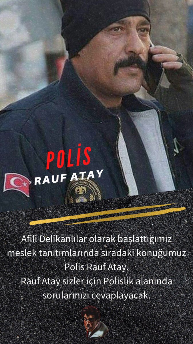 Sıradaki konuğumuz motorize ekiplerden (Yunus polisi )Rauf Atay sorularınızı dm veya instagram üzerinden bize ulaştırabilirsiniz.