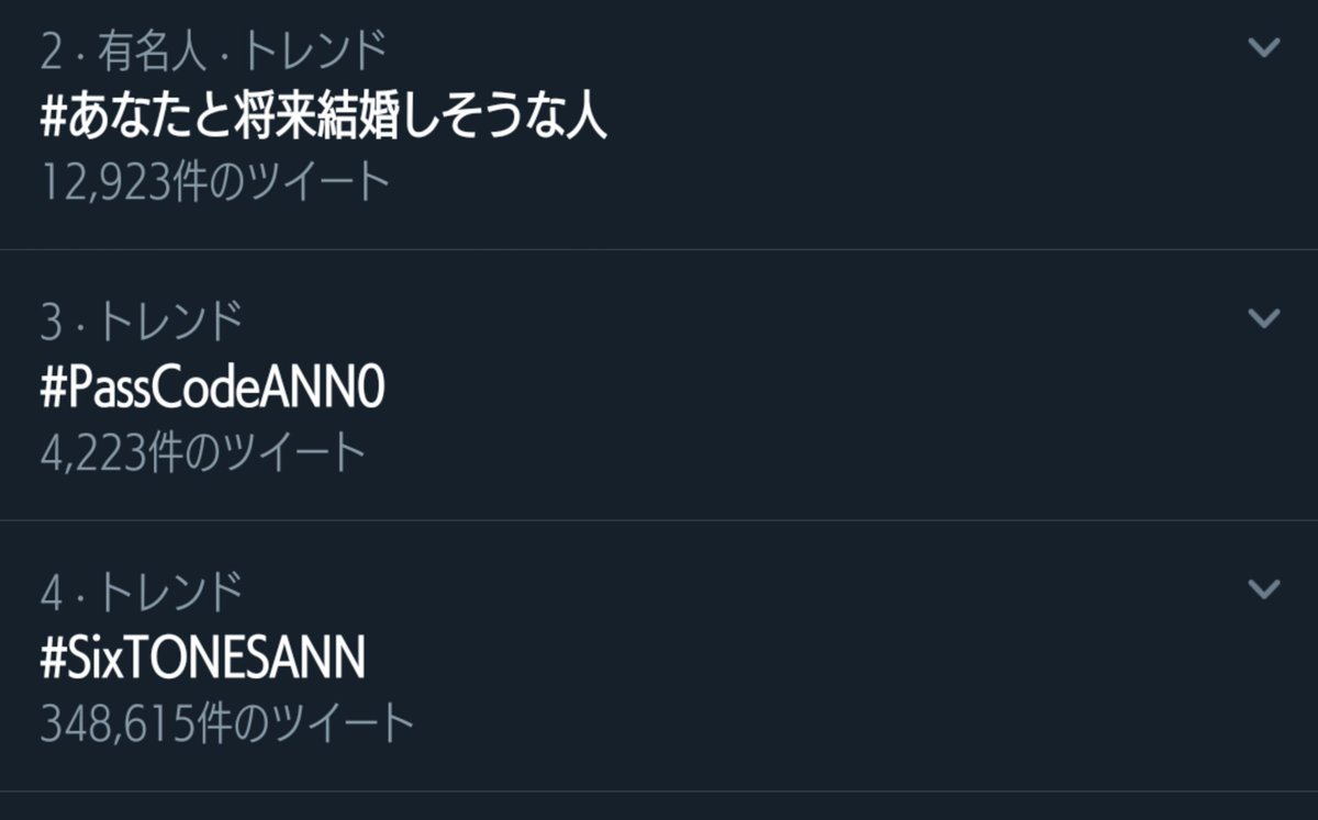 RW9023's tweet photo. すごい!
トレンド入ってるじゃん!
#PassCodeANN0 https://t.co/Lem2SHWoIe