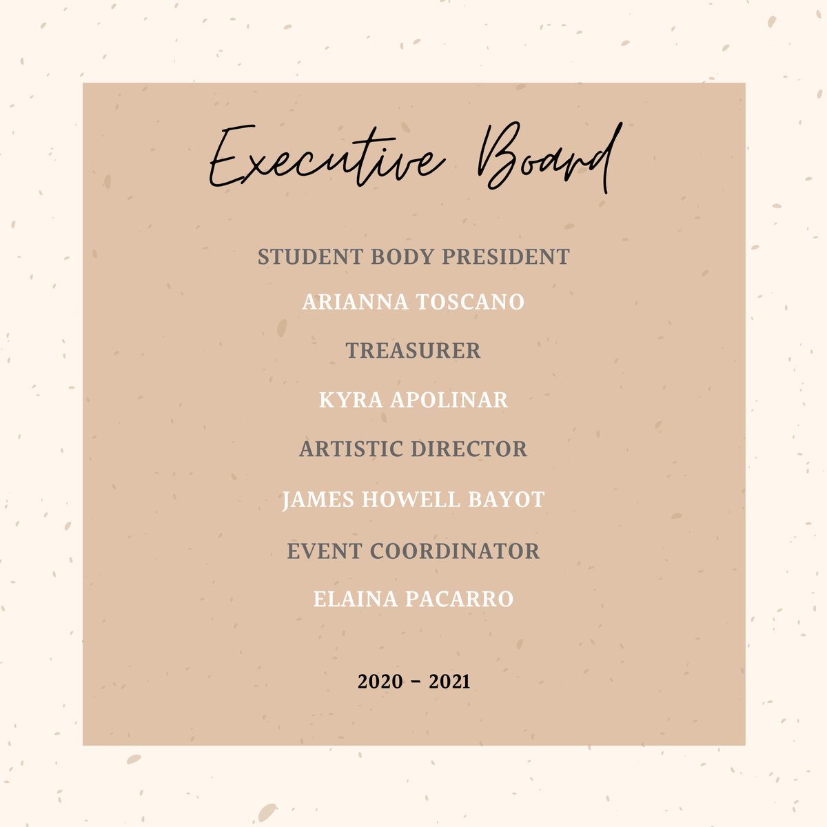 servicestudgov's tweet photo. Thank you to everyone that voted! It was all a close call and was one of the highest in numbers of voting we’ve ever had. We can’t wait what the amazing things they will do next year! https://t.co/9Umcf3Y6k1