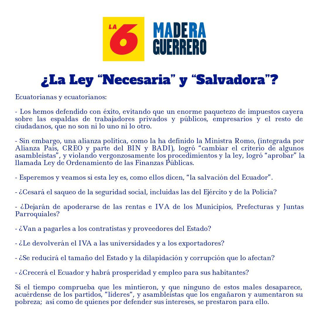 J6Pichincha's tweet photo. ¿La Ley necesaria y salvadora? 

Los Asambleistas del #Psc defienden al pueblo ecuatoriano. 

#NoImpuestos
#JaimeNebot 
#PscUio
#Psc
#JuventudLa6 
#TodosUnidosPorLaJuventud 
#CompromisoDeCambio https://t.co/Nh7Pzia8r1