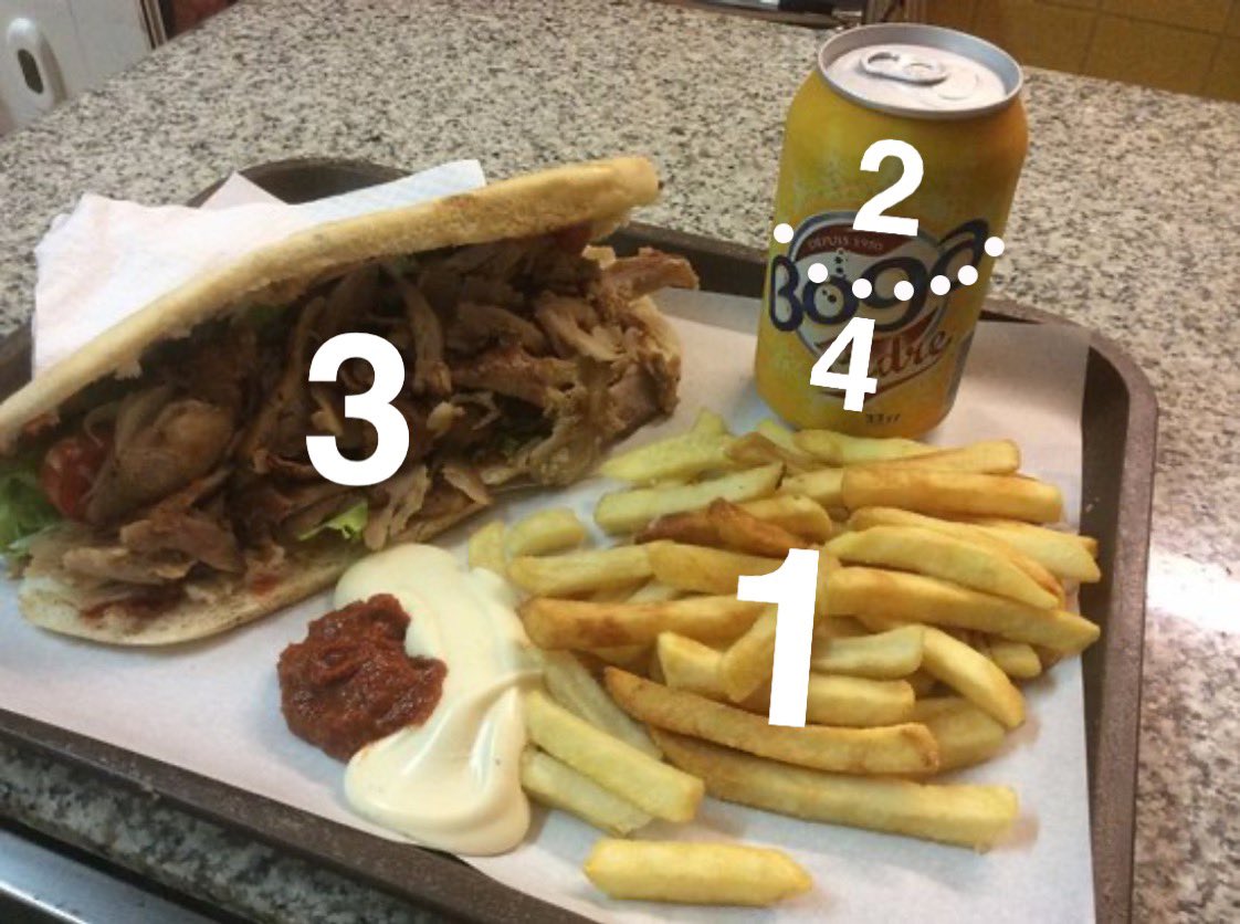 EliasLeRetour's tweet photo. Les plus grands chefs cuistot sont formels, voici l’ordre optimal pour descendre un grec. https://t.co/2YhI41AtYf