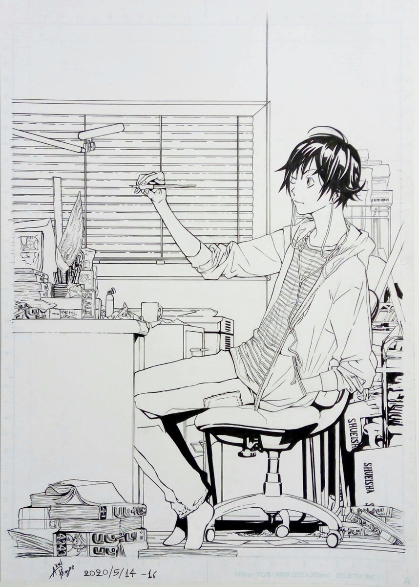 Axel Mage 漫画 バクマン ペン入れ 模写 Bakuman Inking Copy 漫画 Manga バクマン Bakuman ペン入れ Inking 絵描きさんと繋がりたい イラスト好きさんと繋がりたい Fanart イラスト Drawings 漫画イラスト Mangaart アナログ