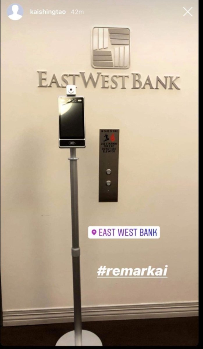 Stockmeup2's tweet photo. $mark mark might be in banks now. you can see in the pic that tech being used in the bank is the same tech that mark posted on their Twitter account https://t.co/TGNHGoVG6c