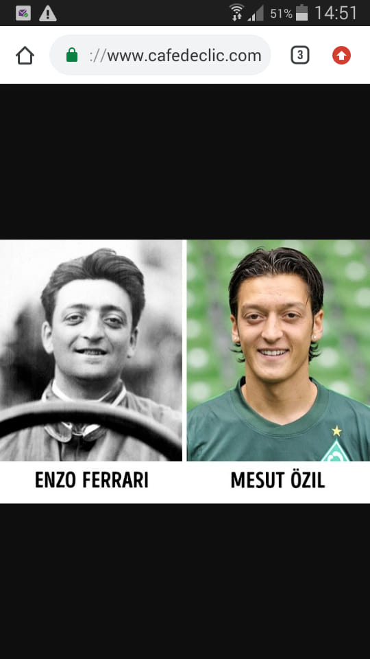 is ozil related to enzo ferrari