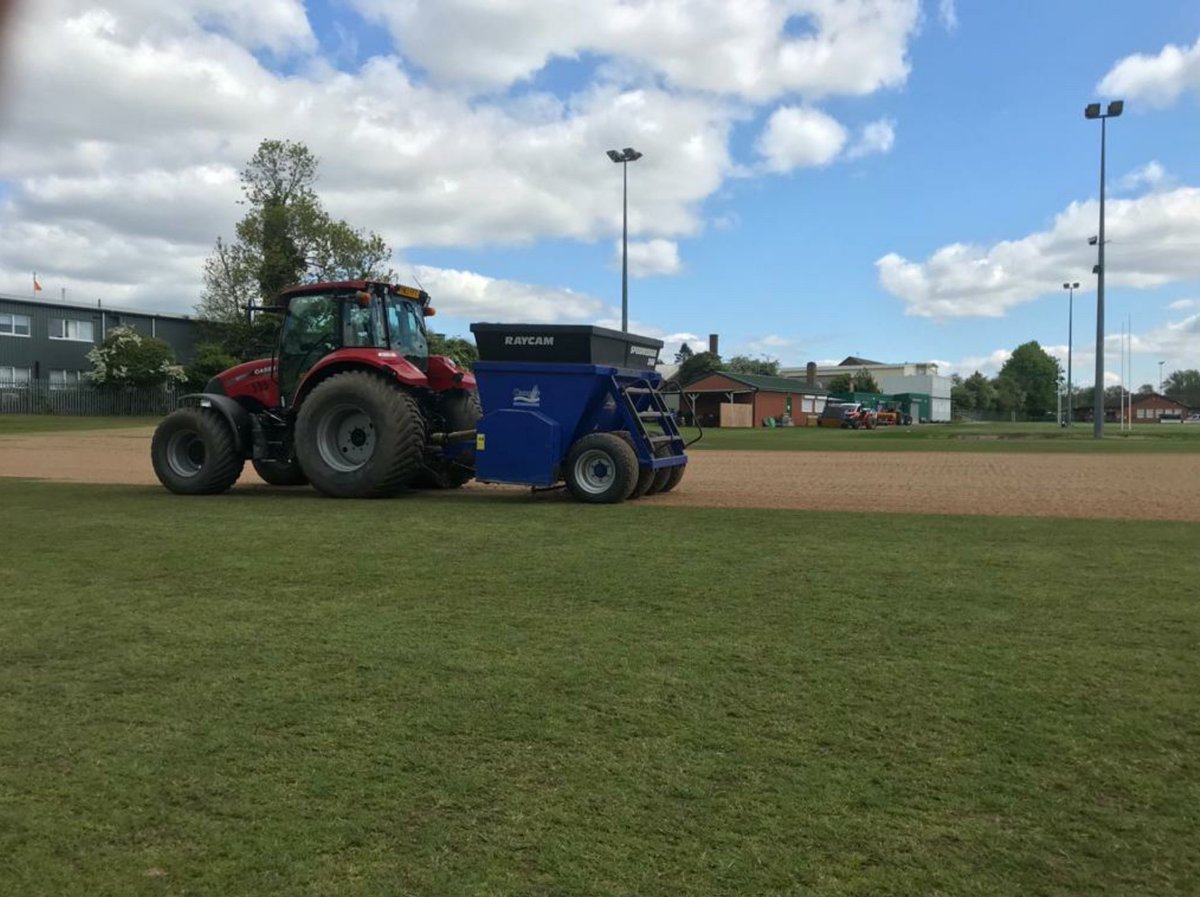 premierturfing's tweet photo. Renovations completed for @LeicesterTigers @edmowe recently to ensure the surfaces are ready for when play returns 
@CampeyTurfCare
@CaseIH_UK_IRE @VredoDodewaard https://t.co/ScpRu4d2bM