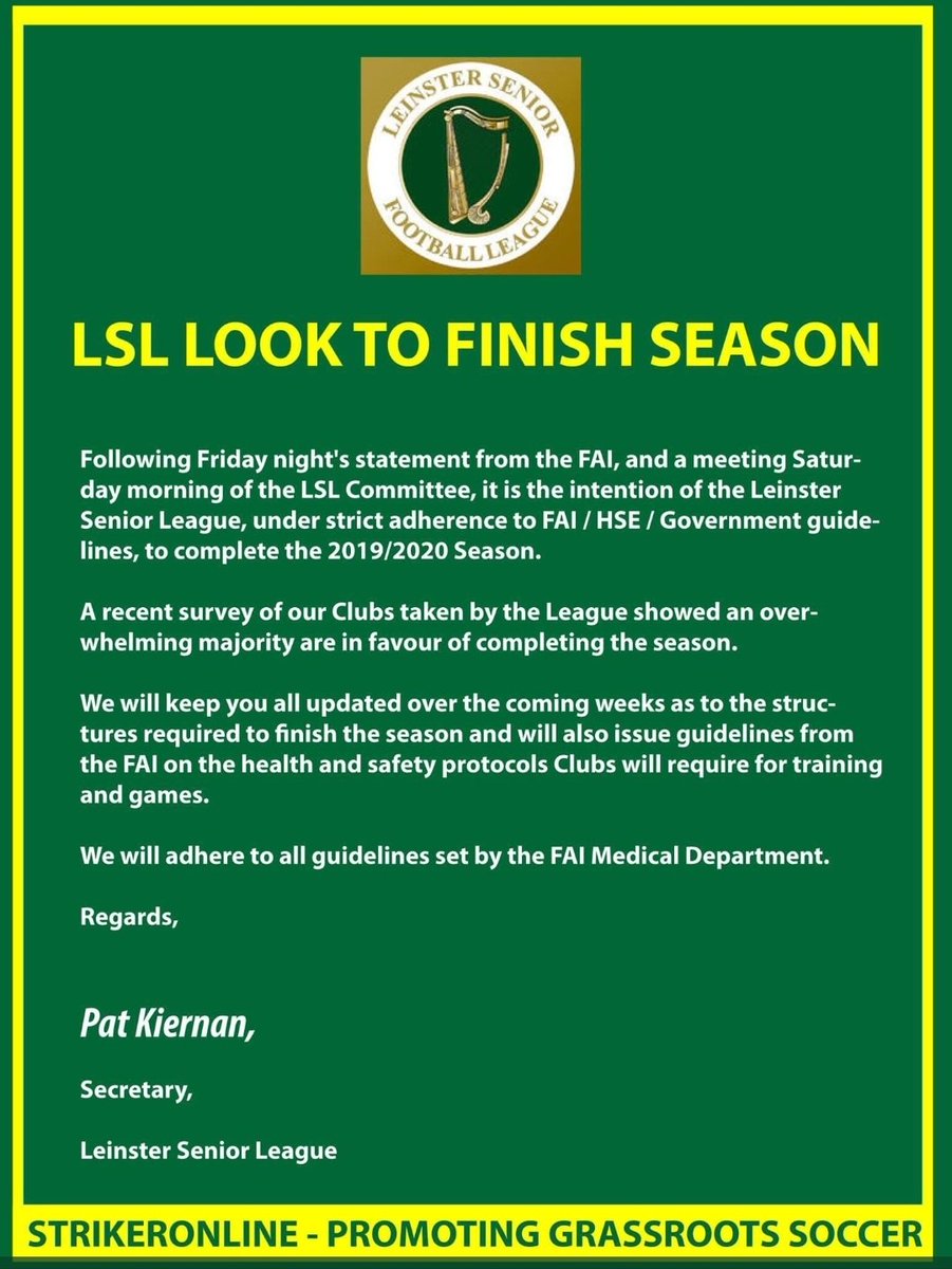 Leinster Senior League tweet media