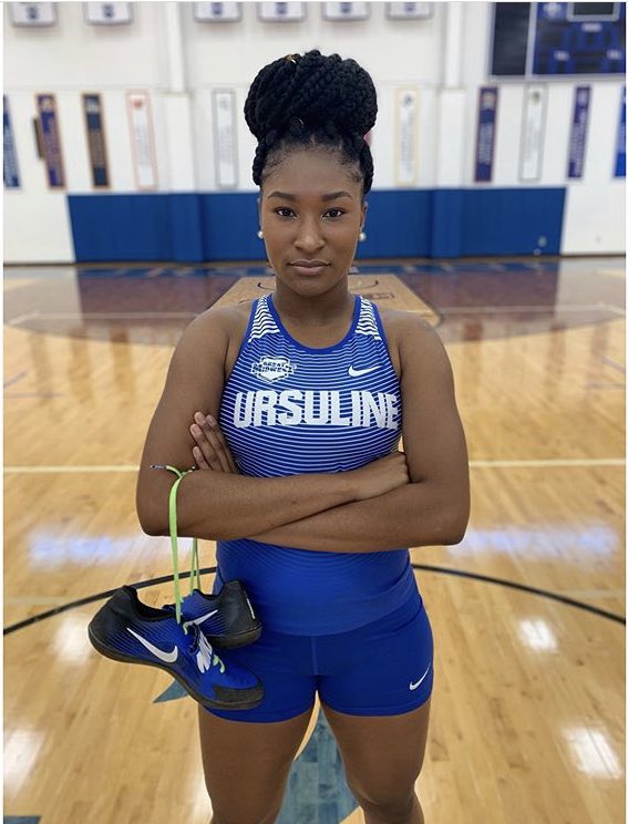 Congrats to former Spring Valley Track standout Gesnide Pierre on graduating and earning her Degree from Ursuline College. Proud of Gesnide. Tiger Pride!