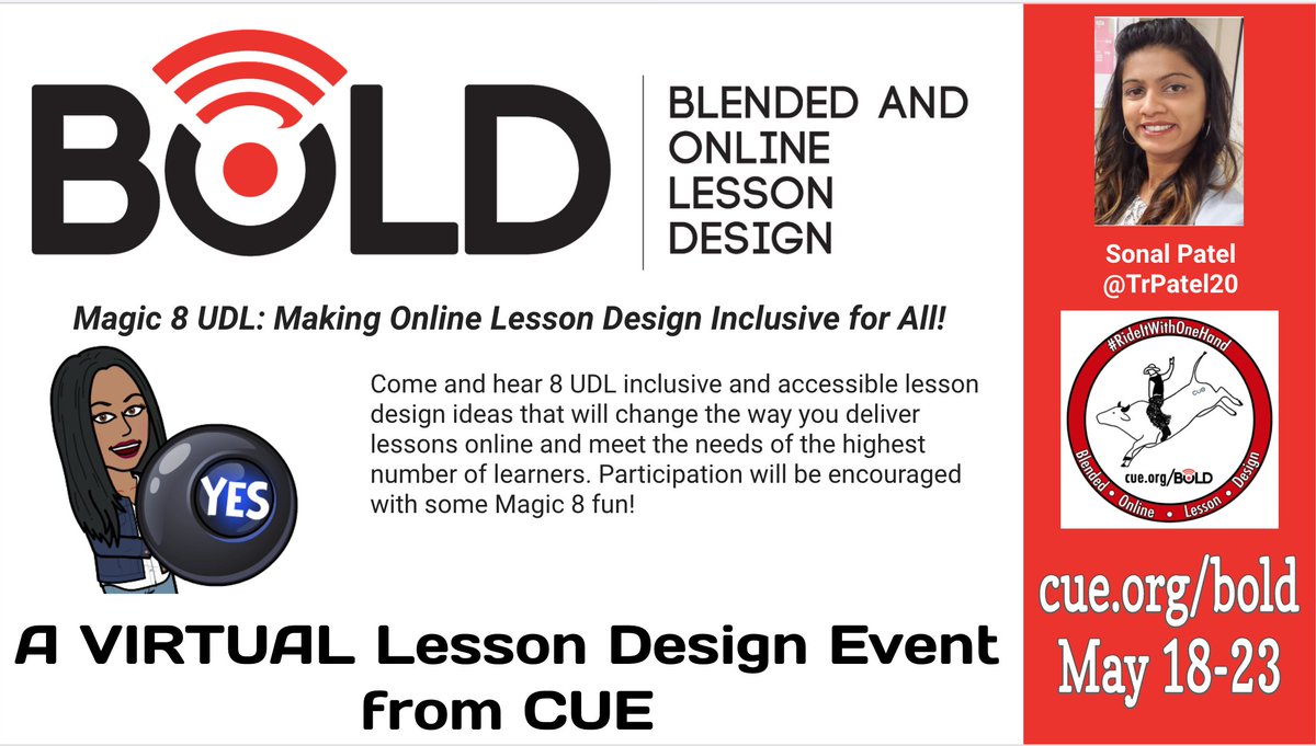 DrSonal_EDU's tweet image. Love this quote from #Eduprotocols2 "Do not turn your class into an EDU-gulag with unceasing fill-in-the-blank-type work....embody open ended learning and #UDL concepts" 

Come to #CUEBOLD and be blown away by non-worksheet type tasks that promote #UDL