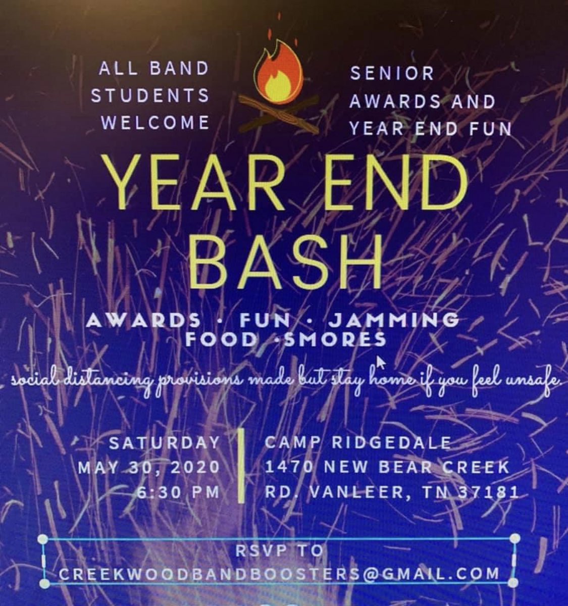It’s a year end celebration in the making. May 30th 6:30-9:30 at Camp Ridgedale. We can’t wait to recognize our award winners and celebrate our accomplishments this year. All are welcome. We are so happy to be able to meet.  Save the date. More details to come