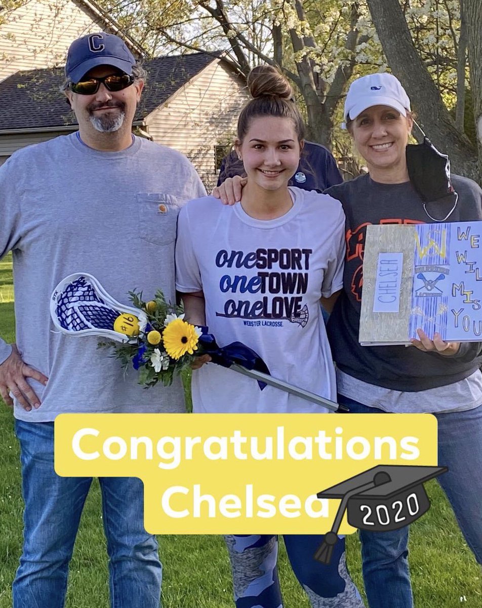 LadyWarriorLax_'s tweet photo. 🎓2020 Senior Night...Social Distancing style.  This year it looked a little different, but just as meaningful.  Maybe even a little bit more. Congratulations to our Seniors, Class of 2020!!!  @SchroederHS @SchroederSports  @superwebstercsd @WCSDProud https://t.co/eWuI9HlE5K