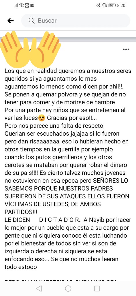 AlexandraDlopez's tweet photo. @Vvas14_88 @19fender84 @Karla66874823  @nayibbukele  @nuevasideas 
Apoyemonos nosotros mismos y a nuestro Presidente
#COVID19
#QuedateEnCasa
Y si acusan de Dictador al presi pues #QuesehagaDictador para que tengan que juzgarlo por algo y no por gusto 😊😊😊 https://t.co/W7NsZqDS1b