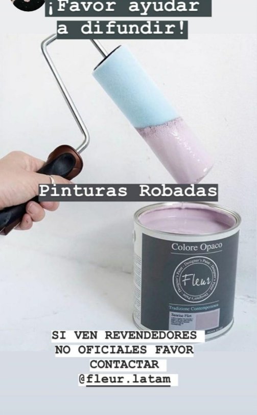 pcerdagosselin's tweet photo. Robaron la bodega de nuestra #pyme en Viña del Mar. 
Si ve pinturas marca Fleur en comercios no oficiales, agradecemos contactarnos a ventas@fleur.cl o en Instagram @fleur.latam 
@adn @mercuriovalpo @biobio @RitoqueFM @radiofestivalfm
Favor rt. https://t.co/4JIV6BBnqw