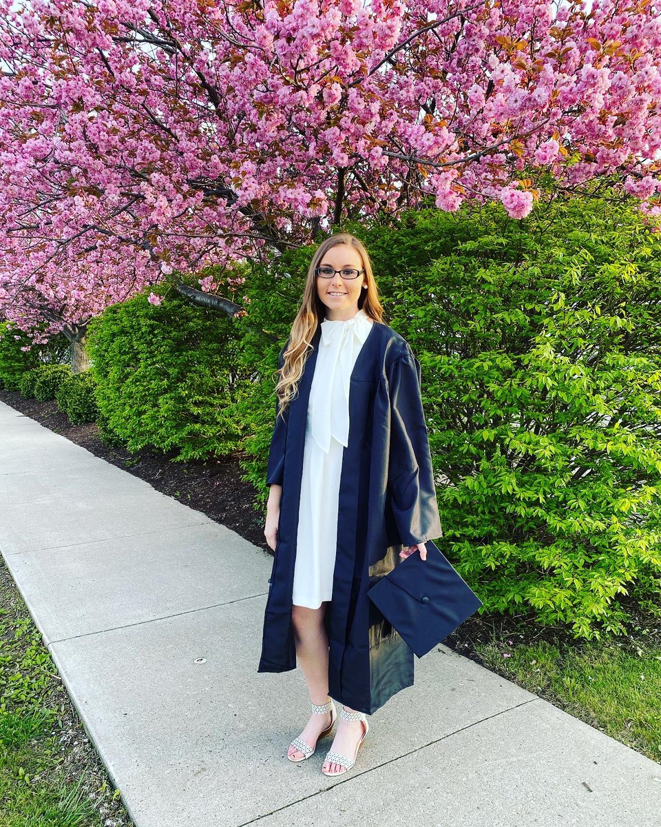 annie_stull's tweet photo. 5 years, 2 colleges, and 1 pandemic later, I’m finally finished with undergrad! Definitely not the graduation that I was hoping for, but I am nonetheless so grateful for everything that @KeukaCollege has given me in the last 2 years #KCGrad2020 🎓🥂 https://t.co/q93Y0pmzJy