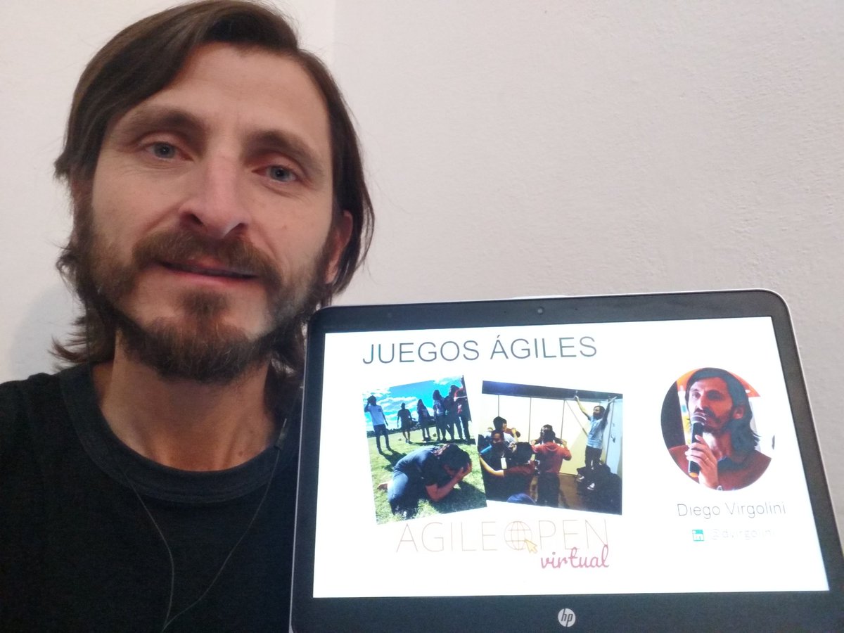 Sesión de #JuegosAgiles en el #OpenSpace del #AOV20Mx organizado por <a href="/AgilesMexico/">AgilesMexico</a>
Feliz de ser parte de este evento!!! #AOVMxSelfie