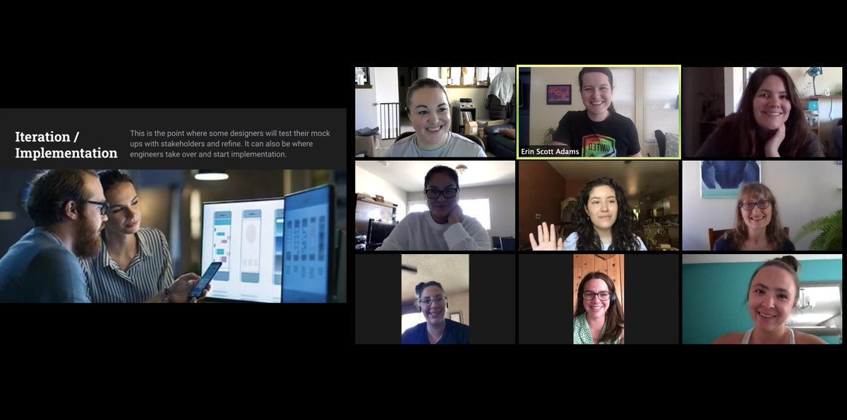 dot_of_scott's tweet photo. Thank you Elisa @IhateComicSans and Alicia @alyfrudakis for co-leading an awesome remote seminar today on The Design Process for #RubberDucksNM! If you identify as a woman in tech & want to get involved, email RubberDucksNM@gmail.com to join us. #design #abqtech #womenintech https://t.co/ghkB2w0ToX