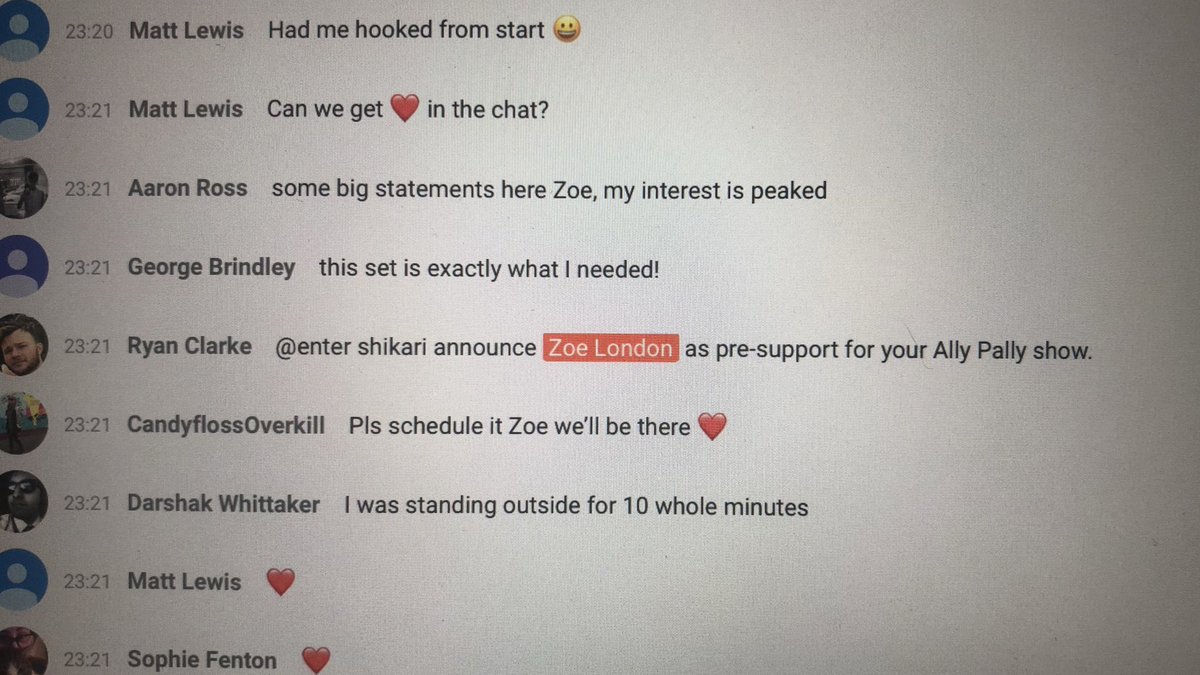 zoelondondj's tweet photo. You should probably give the people what they want @ENTERSHIKARI just sayin ?! 💕👏🏻 #five4fivefest https://t.co/CqDNXPuPD6