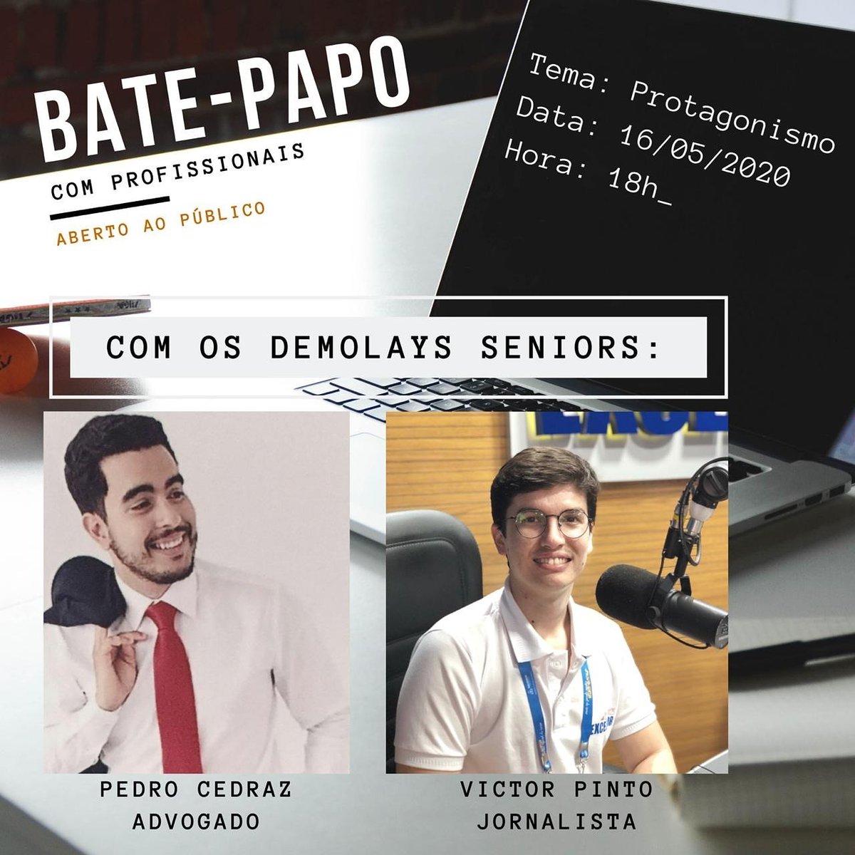 marcosevandrocs's tweet photo. Participamos a pouco de excelente evento online com Pedro Cedraz e @victordojornal realizado pelos Capítulos DeMolay Templários do Vale e Cavaleiros da Acácia https://t.co/cDDOyKI3A2