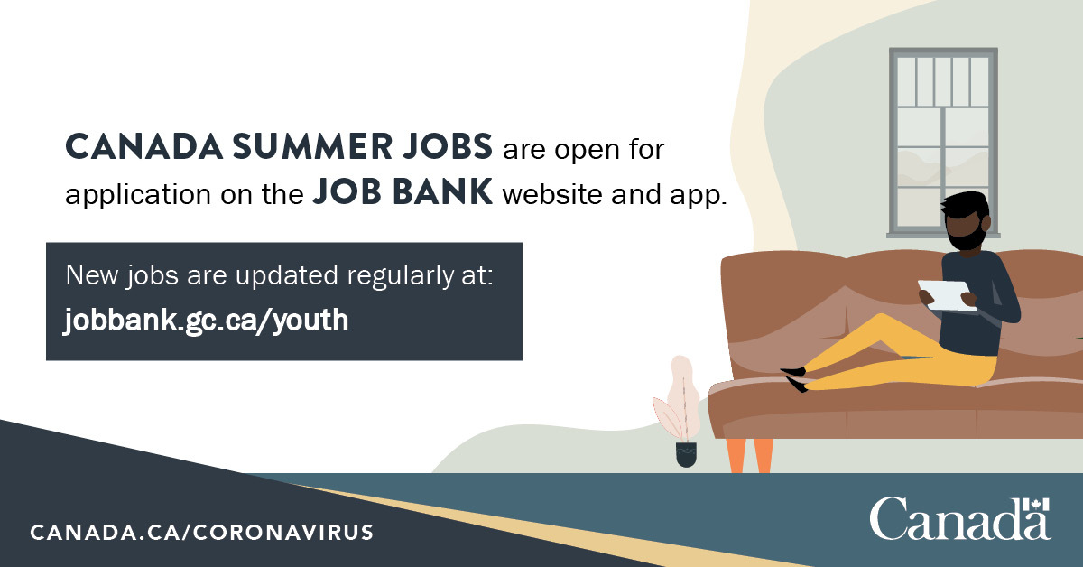 FilomenaTassi's tweet photo. If you’re a student aged 15-30 and you're looking for a job right now, the Canada Summer Jobs program has thousands of opportunities available. You can check out the options and apply through this website: https://t.co/lbuhPzf315 https://t.co/Fb0nvDcFas