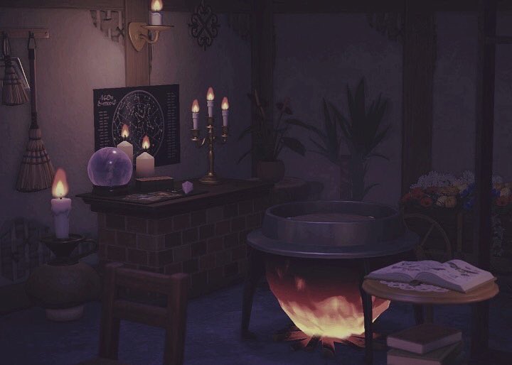 mousey_mori's tweet photo. there’s something brewing in the basement...🍄🌿✨ #acnh #animalcrossing #animalcrossingnewhorizons https://t.co/Uo315O2bo4