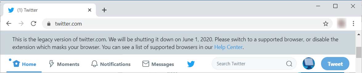lowery's tweet photo. Hey @Twitter this is not how you do graceful degradation https://t.co/5Y85y0yR6X