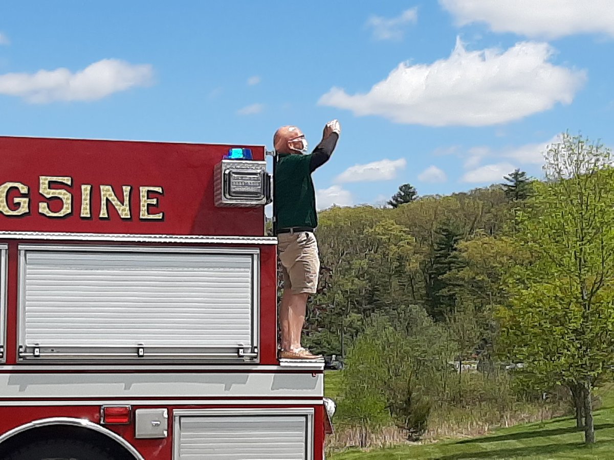 Thank you GHS staff, police and fire. What a great parade today. Our hearts are full!! My favorite had to be seeing Mr. P on the firetruck!! <a href="/Grafton_2020/">Class of 2020</a>