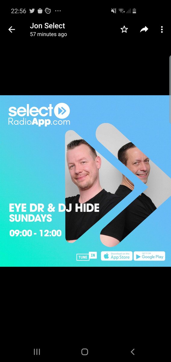 EyedrH's tweet photo. ChillOut Zone 
Live Sunday Morning 
9am till 12
With DJ Hide
On https://t.co/795vuUd6iC https://t.co/EA4QJ2OWRJ