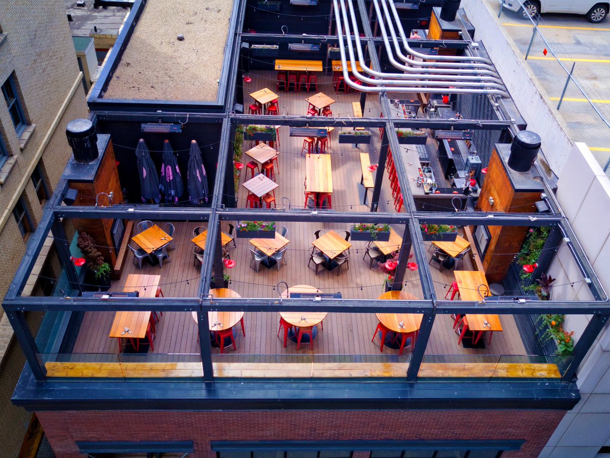 Socially-distanced rooftop patio szn is soooo close. Stay tuned for the official opening date.