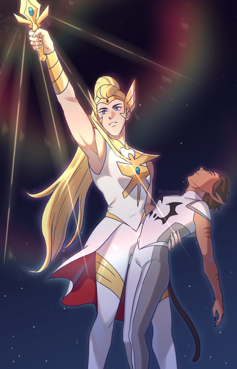 anzaitea's tweet photo. absolutely obsessed with this scene #shera #sheraspoilers  #catradora https://t.co/txJTRLHYBb