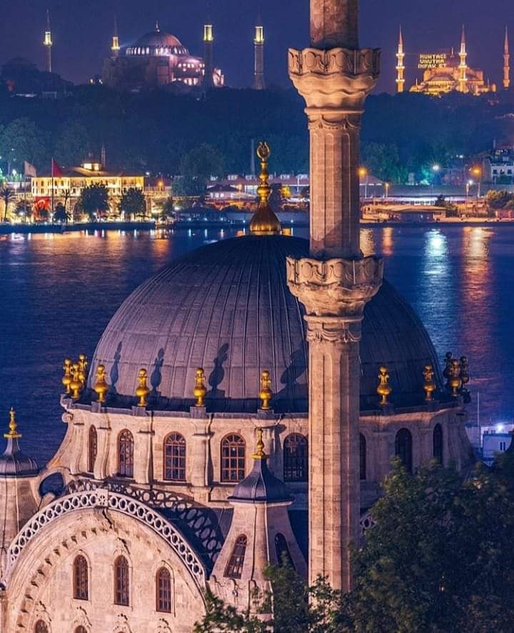 Bire insan! Bu denli güzeli yapabilme becerisine sahipsin de niye tahribi öğrendin ki... Kim demiş suya, dağa tepeye mühür tutmaz diye. Al sana: Nusretiye'yi suya, Ayasofya ve Sultan Ahmed'i de dağa tepeye mühür niyetine senin hem cinsin vurmadı mı?