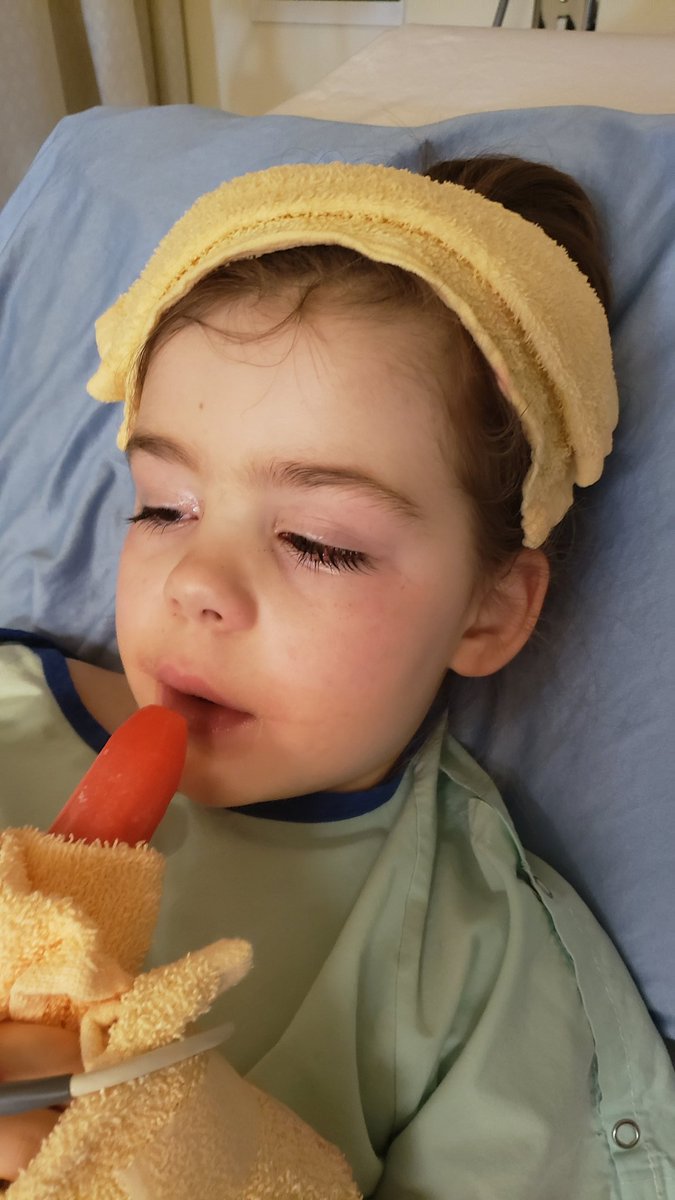 StephMM3's tweet photo. @BnBKinders hey guys Chelsea's eye surgeries was a success. Been a rough couple days but shes finally starting to recover nicely. Tough girl had to get both eyes done at once. But she did it!!! https://t.co/KcqG43UWu1