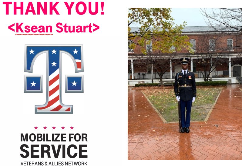 I watched you grow from a boy to a talented musician, and now part of the men and women protecting our country every day. Thank you for your service from me and from <a href="/TMobile/">T-Mobile</a> 

#MillitaryAppreciationMonth #TeamMagenta #BeYou #NeRules