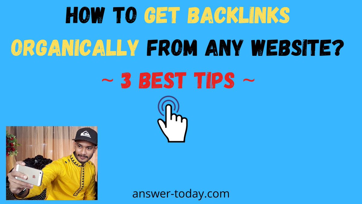Networking_Raju's tweet photo. How to Get Backlinks Organically From Any Website? ๐ฅ3 Best Tips
๐๐ Read More Here: https://t.co/IRZrg8LIIM
#makemoneyonline #howtomakemoneyonline
#affiliatemarketing #business #success #motivation #homebusiness #digitalmarketing #seo #googlerank #backlink #getbacklink https://t.co/jdsxvN7j5U