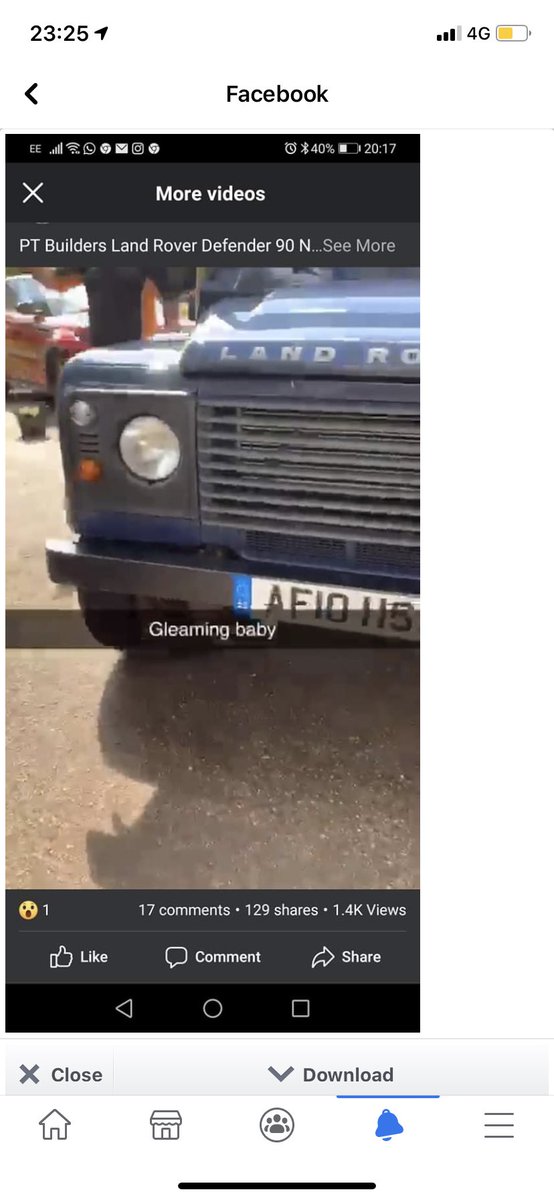 Harringworth's tweet photo. Stolen from Harringworth 16/5/20! 

PT Builders’ LandRover Defender 90 Navy Blue Reg: AF10 HSA. brand new Ifor Williams trailer. Headed to Glaston and full of work gear. 

A particularly brazen &amp; threatening theft. 

Please share.
#STOLEN #LandRoverDefender #rutland #Peterborough https://t.co/8h0lUkvCvE