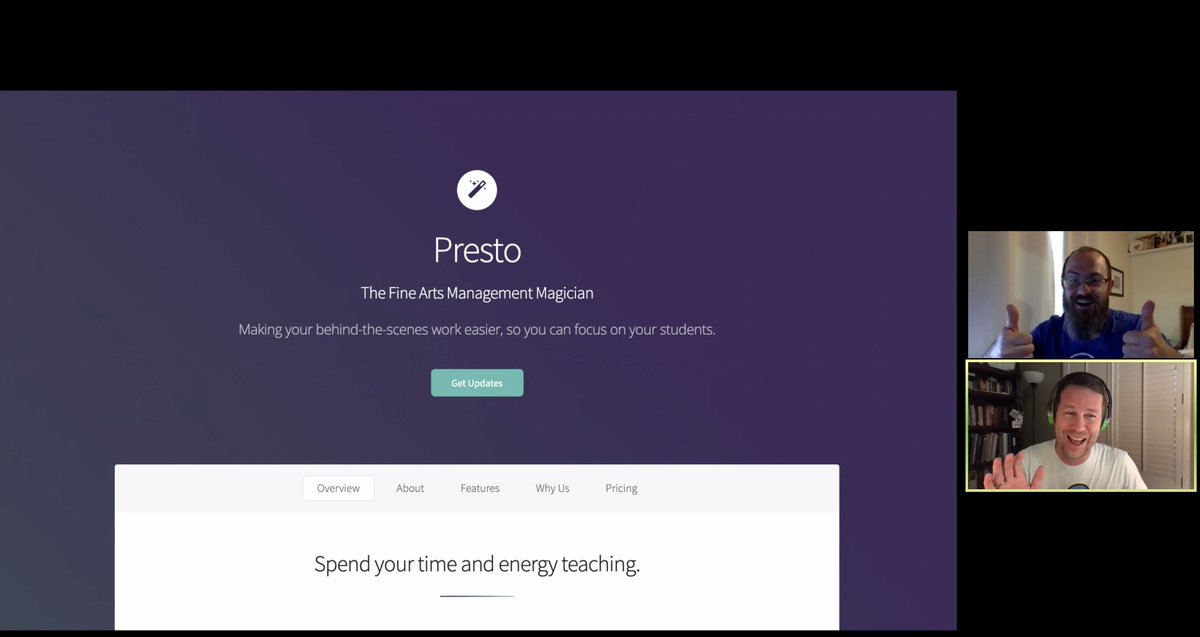 PrestoAssistant's tweet photo. If you are working from home, you are not alone. Team Presto is building a tool to help fine arts teachers get organized and smile more often! We just planned the next several weeks of work and good stuff is coming! 💥
.
.
.
#PrestoAssistant #PrestoSummit #FineArtsEducation https://t.co/5AzB8Fe2f7
