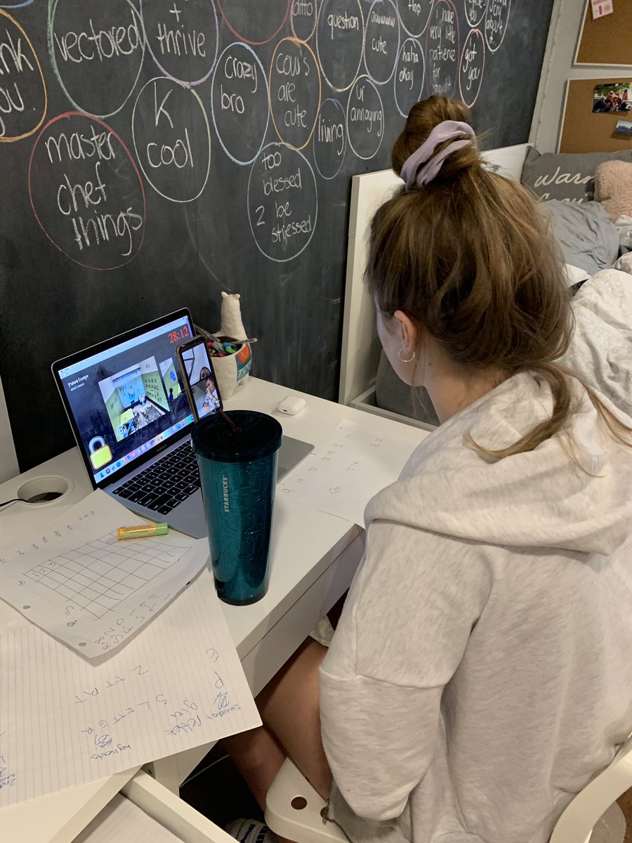 Escape room time! The epitome of Covid team bonding - each on a video chat and a laptop at home doing an Escape Room based in Germany! We declared a tie between Team Brynn Sadie and Julia (fastest) and Team Sofia Ainhoa Michelle and Caty (least hints) 🇨🇦🇩🇪 <a href="/ruhrescape/">RuhrEscape</a> #bluecrush