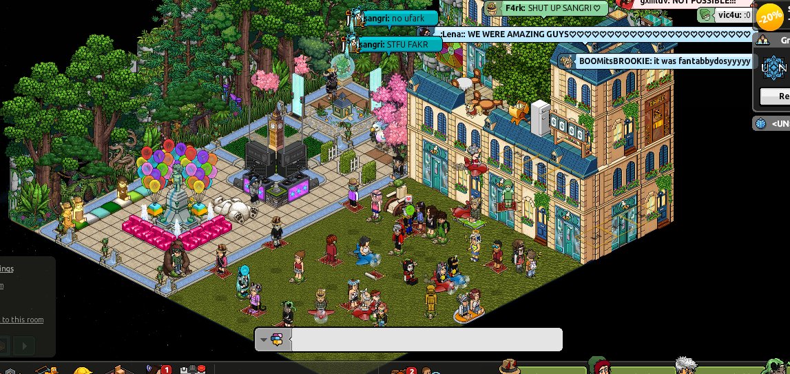 Lenaxo16's tweet photo. Our 24 HOURS Event has officially ENDED!! Thank you all so much for your support!! We hope you enjoyed it as much as we did!! 🥳✨✨ @OfficialHabboUN #Habbo #Joinus #HabboUN https://t.co/VrjQxrcHvz