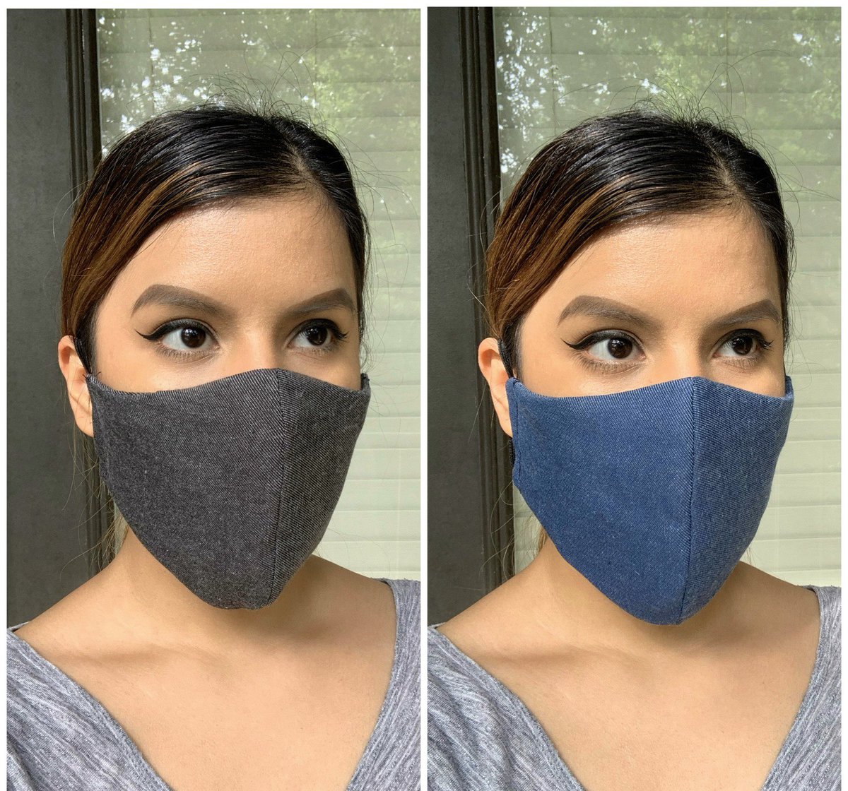 OriginallyStit1's tweet image. Denim Face Masks #Mask #Etsy Link in bio 🥰