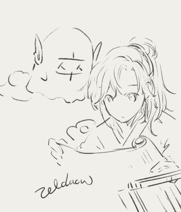 XuanYu studying hard :3 