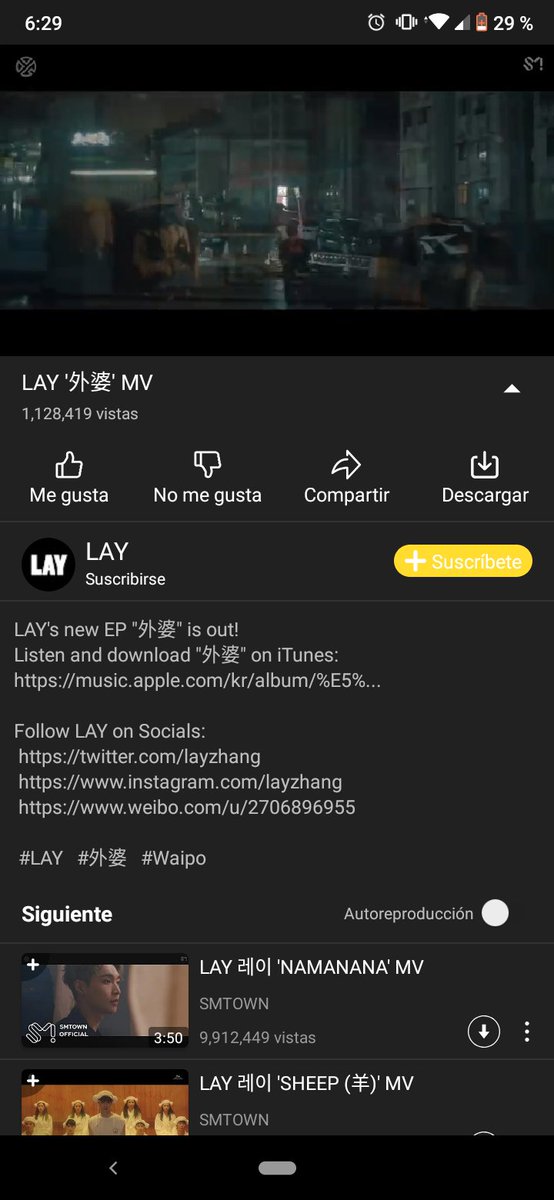 LatamZhang's tweet photo. Que bella canción 🥺❤️
#GifToLay @LatamZhang @layzhang @weareoneEXO @LayZhangSupport https://t.co/w7ShE8eCq2