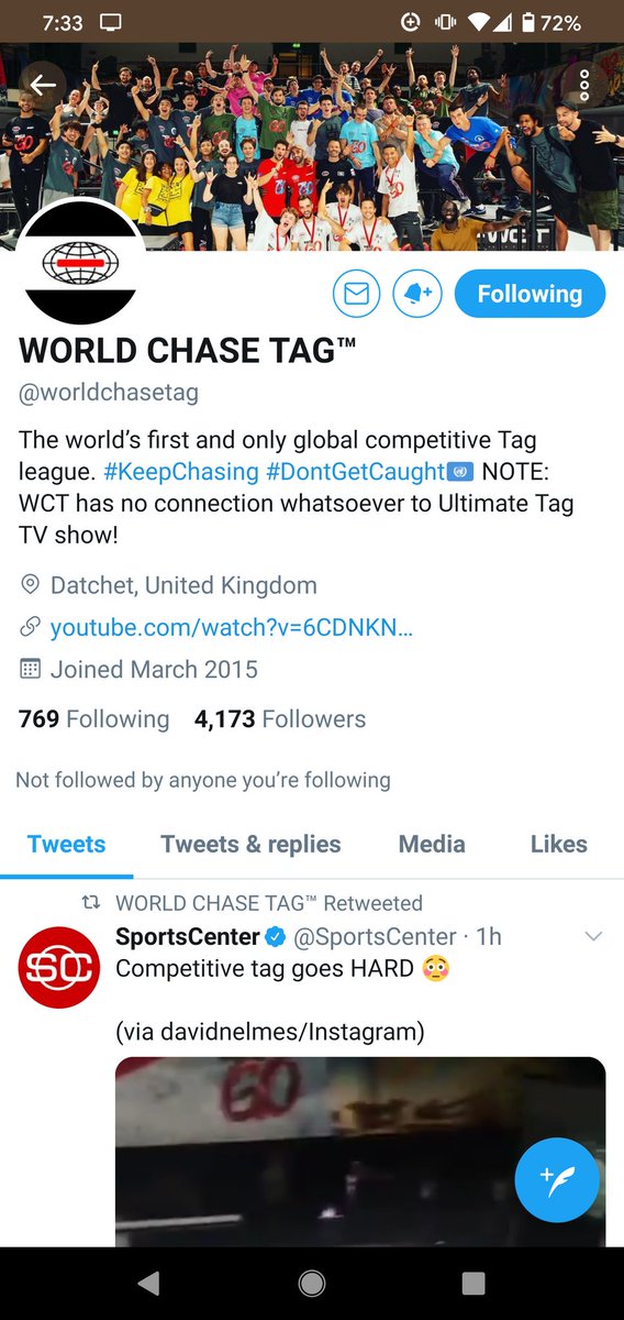 jabrassuwu's tweet photo. Don't watch ultimate tag on Fox. It's a blatant rip off of World Chase Tag. Support WCT not big-business Fox. https://t.co/kE8iNtvYmi