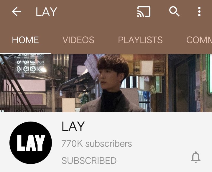 crayeollow's tweet photo. Hello EXOLs! Please join this project by sharing a screenshot showing you’re subscribed to Lay Zhang's channel tag 5 people. Let’s do our best to support Lay! 

@pengsoodoh
@aliceblink_
@riddikulusksoo
@oohsbibi
@eternitybyun

#LayZhangSubscribeChallenge 
@layzhang @weareoneEXO https://t.co/uTQ9iFc6BK