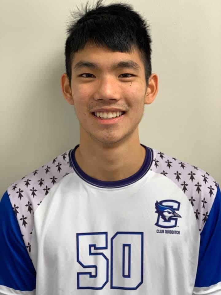 CreightonQuidd's tweet photo. Don’t forget the other two! We would also like to congratulate rookie seniors, #50 Blake Tom and #54 Marcus Yamamoto! Congrats to the class of 2020 and especially our 4 grads! 💙🎓🍾 #RollJays #CreightonGrad https://t.co/5LIhRDTeaT