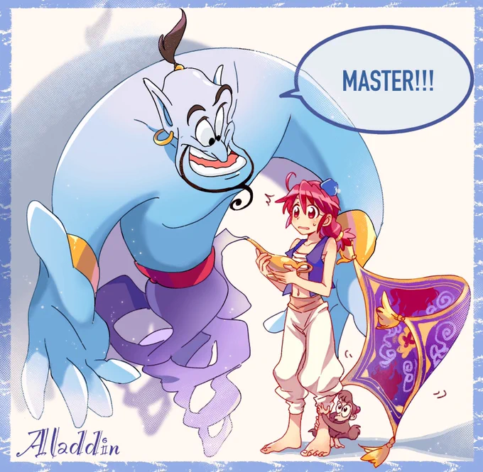 月赤Disneyparo(2)

&lt;Aladdin&gt;✨?‍♂️✨ 