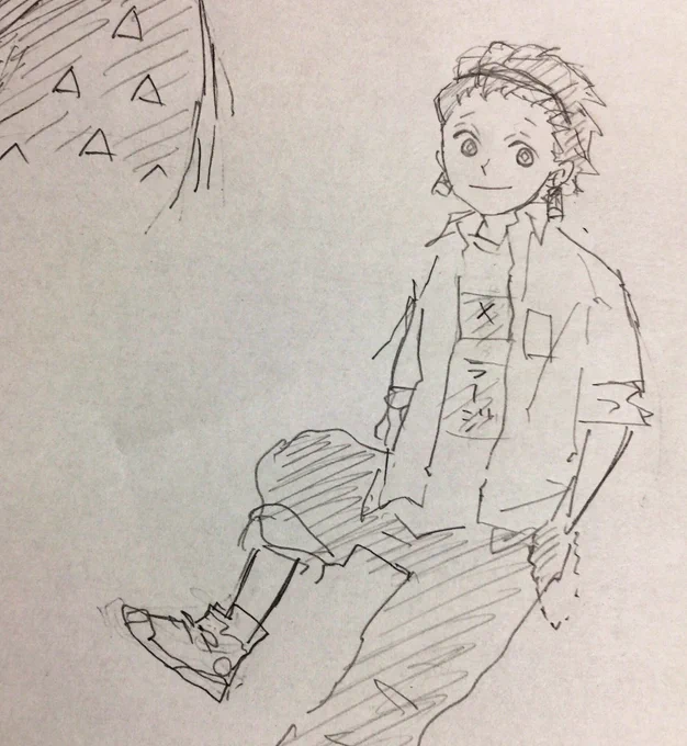 私の時代から、男女共に制服は綺麗めに着るってのが流行った気がするんだけど

旦那世代、少し上の先輩くらいはこんなだった

炭治郎はこんな着崩さない!!!!
デコあげてピアスしてるからでも炭に着せた 