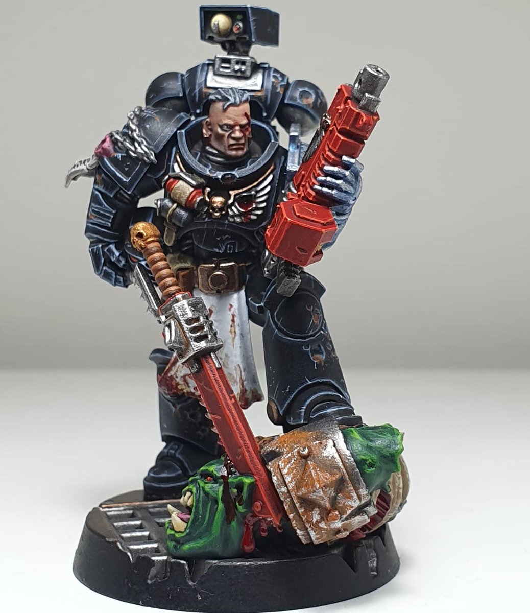 ウォーハンマー40k Sergeant Jovan My kitbashed Sgt Jovan for the Deathwatch 4th Watch Compnay