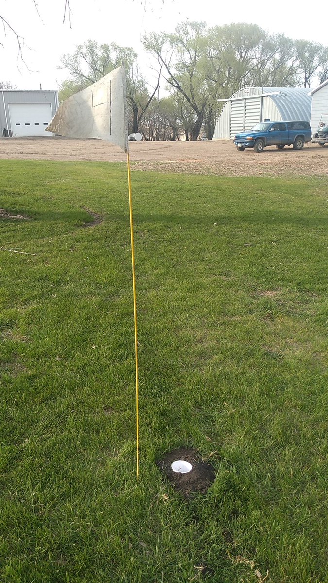 Took my son and my nephew golfing this morning.  They had so much fun they built a 5-Hole course on the farm this afternoon.  Cups and all, but the greens are a bit slow! <a href="/TheGolfCenter/">Golf Center</a>