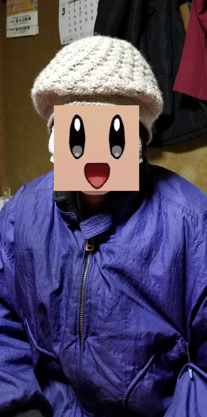 @Nanasai7 うちのばあちゃんの帽子 